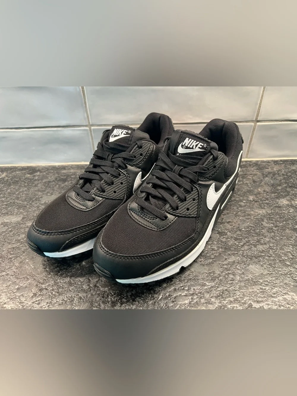 Nike Air Max Woman’s Black & White Low-Top Sneakers
